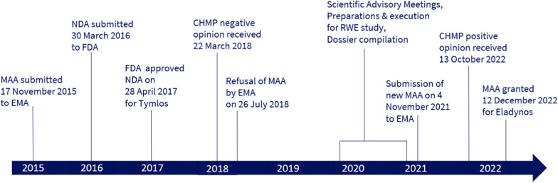 Timelines for Regulatory Approval in the US and EU.